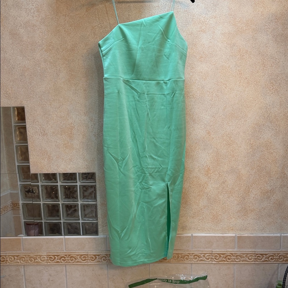 Mint Green Midi Dress